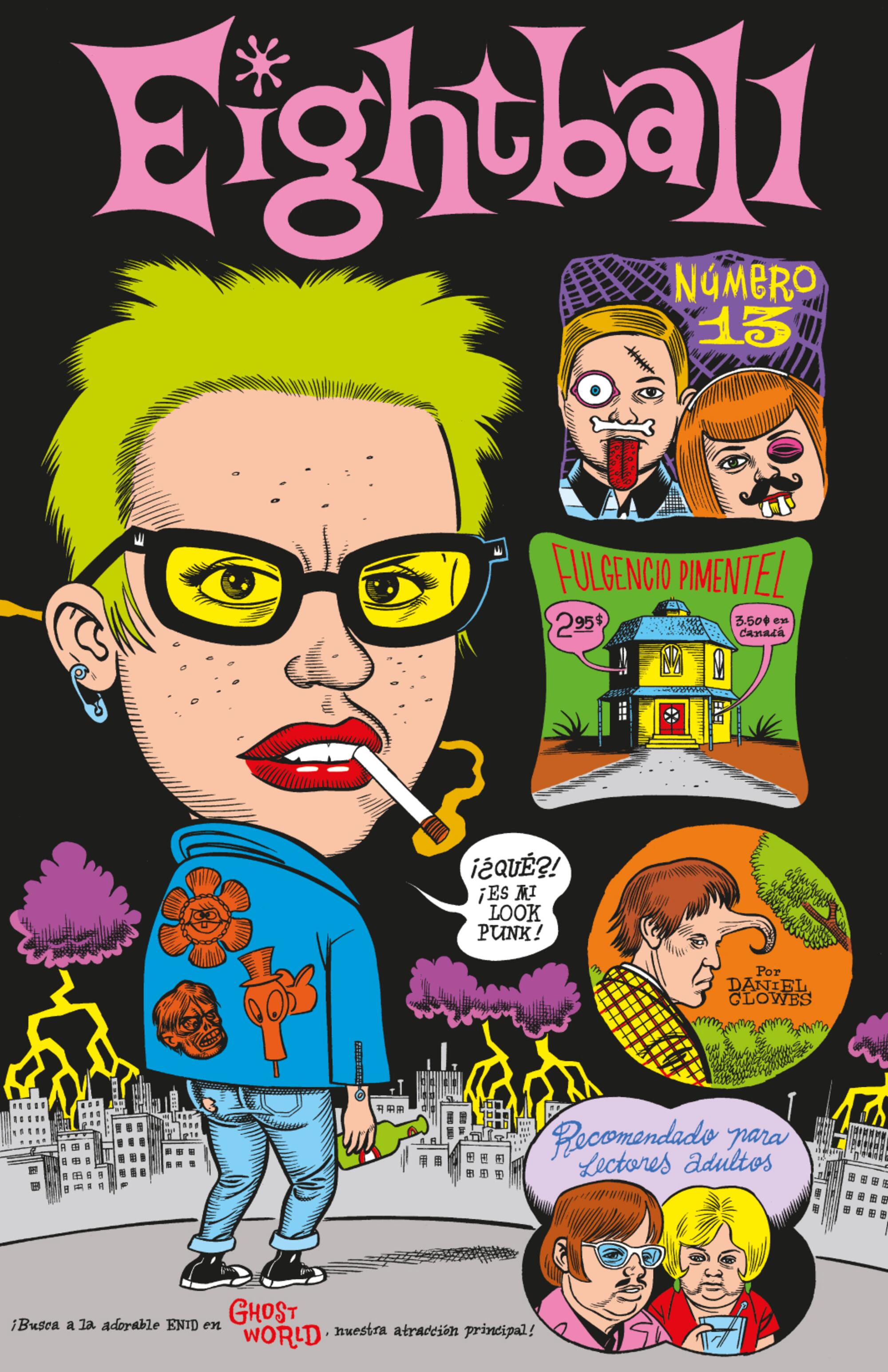 Cubierta de un número de ‘Bola ocho’ de Daniel Clowes en la reedición